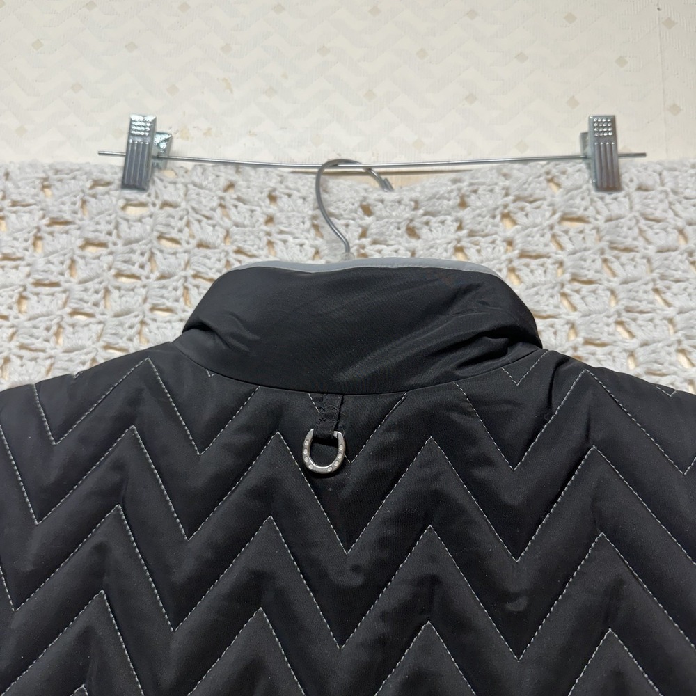 Ariat Tek Ashley Insulated Vest Women 2XL Black Double Zip Wind Water Protection - Picture 10 of 13